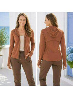 Lululemon Define Hoodie Jacket "NULU" Womens 8 Zip-Up Pockets Thumbholes